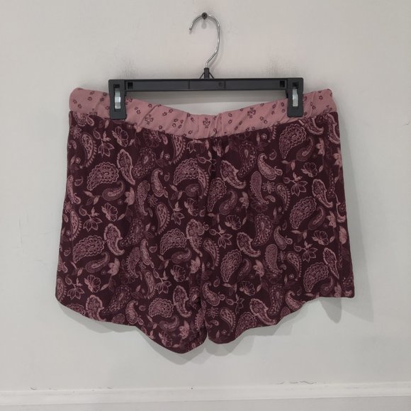 NWoT Lucky Brand Womens 2 Piece Drawstring Pajama Set Burgundy Size M $85 FFF005 - Picture 3 of 5